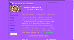 Desktop Screenshot of kauaiaa.org